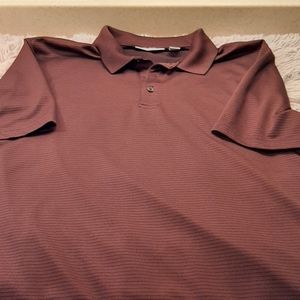 Perry Ellis Black Polo Shirt Size Large